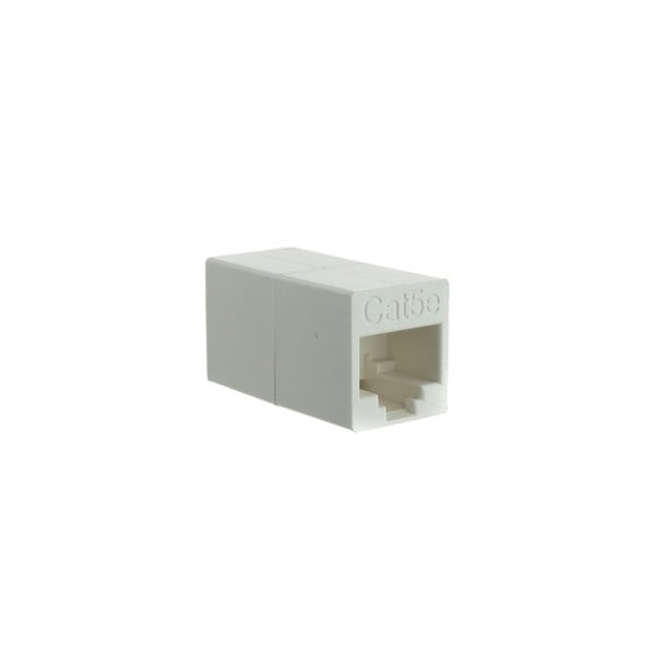 Cable Wholesale Cat5e Crossover Coupler, White, RJ45 Female, Unshielded 30X6-33400 - main